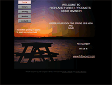 Tablet Screenshot of hfpdocks.com